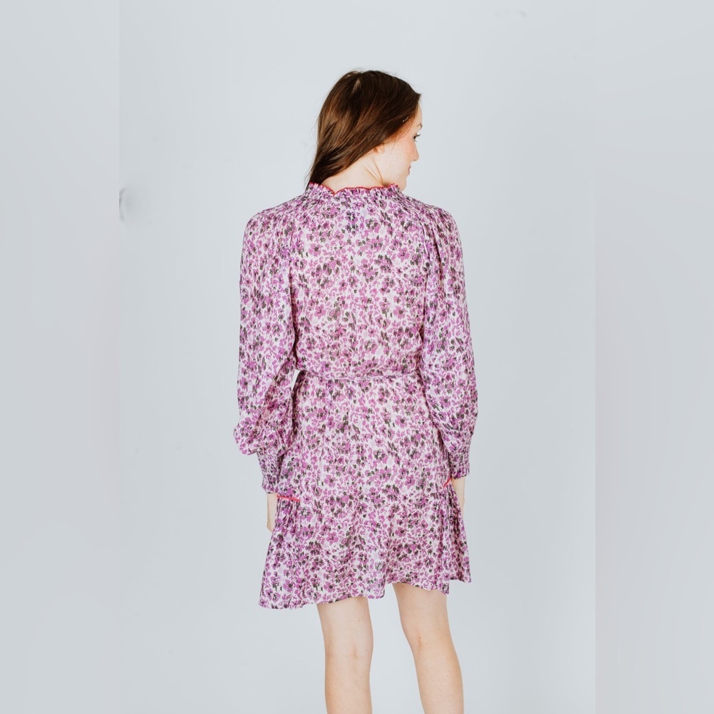 ✨RARE MARIA CHER NWT Chleo Short Dress Mix 2 in purple— size S - Picture 3 of 12